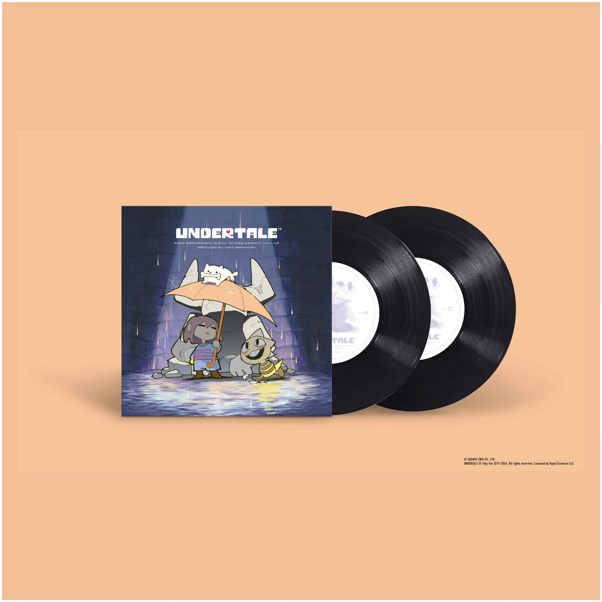 UNDERTALE Piano Arrangement Album - Echoes Beneath【2LP】